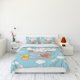 thumbnail image 1 of v2332 Bed Sheets Cinnamoroll Kawaii Comforter Bedding Sets Quilt Bed Cover Duvet Cover Pillow Case - Pieces Sets Kids Adult Size Bedroom Decor 3-Piece Bedding Set (1 Duvet Cover + 2 Pillow Shams) Bed, 1 of 5