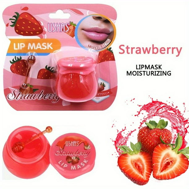 Strawberry Lip Mask: Moisturize, Nourish, and Repair Your Lips with Natural Plant Extracts!