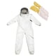 thumbnail image 1 of Mono De Traje De Apicultura Con Guantes, Traje De Bata De Granja Para Exterior, Interior, Granja, XL, Guantes De Lona, 1 of 5