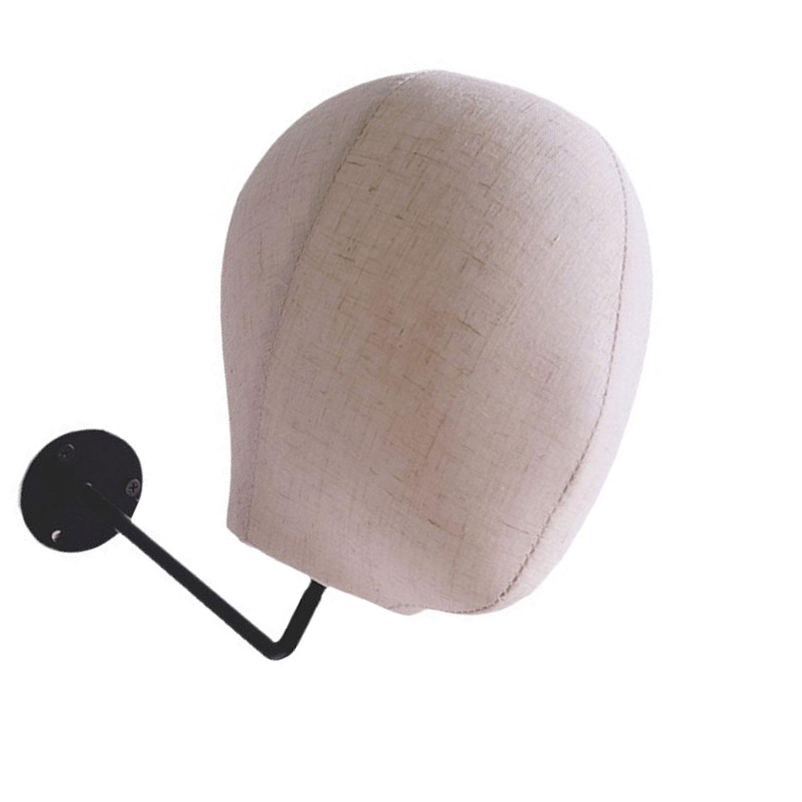 Magideal - Soporte De Exhibición De Sombreros De Cabeza De Maniquí De Montaje En Pared Soporte De Exhibición De Pelucas Multiusos Soporte De Cabeza De Modelo De