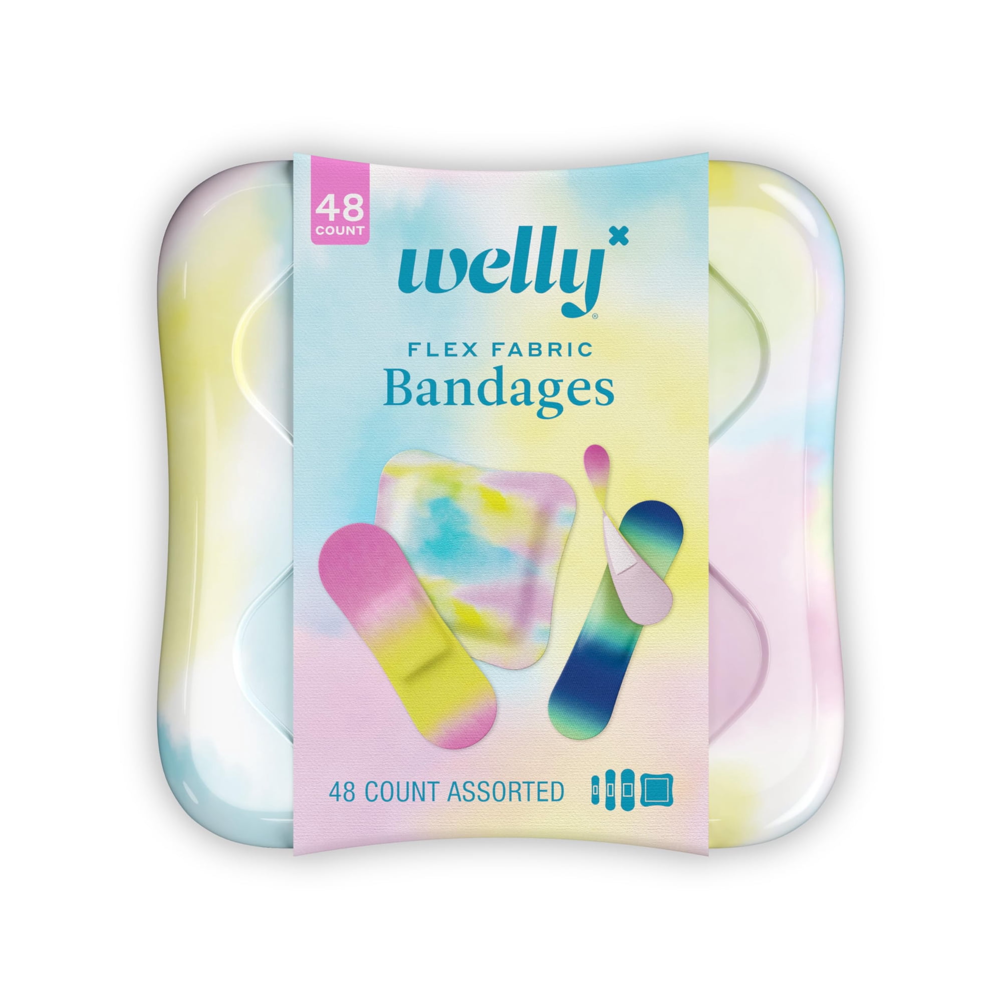 Bandages Welly Bravery Badges, Adhesivo, Tela Flexible, 48 Pulgadas