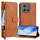 thumbnail image 1 of Funda Billetera Cremallera para Motorola Moto G17 con Porta Tarjetas, Soporte y Correa Marrón, 1 of 5
