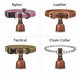 thumbnail image 4 of Juego de 2 campanillas vintage de cobre para collar de perro kcrygogo, 4 of 9
