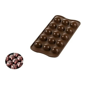 Genérico - Moldes De Chocolate Moldes Chocolate Silicona 15 Esfera