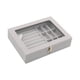 thumbnail image 5 of Joyero Caja Regalo Gran Capacidad Para Pendiente Cumplea?os Boda Gris, 5 of 5