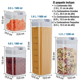 thumbnail image 2 of Set 7 Contenedores Alimentos Herméticos Envases Organizador, 2 of 2