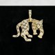 thumbnail image 1 of Dije Nordvik Leopardo Sigiloso Dorado, Circonitas Blancas Dorado, 1 of 3