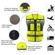 thumbnail image 4 of Chaleco de seguridad OPLERAI reflectante de alta visibilidad para hombre, amarillo, 4 of 7