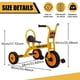 thumbnail image 5 of Triciclo infantil MJKCBD con asiento ajustable y ruedas de goma, 5 of 7