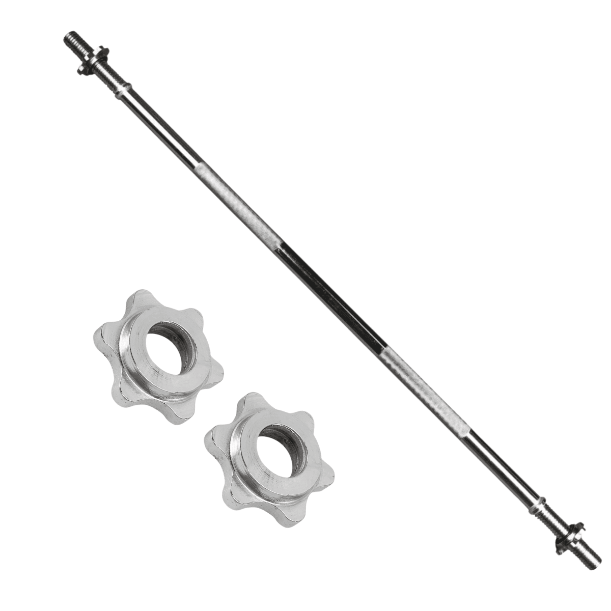 Linea Sport - Barra Pre-olímpica Recta De 120cm 4,4kg Tipo De Ajuste Mariposa