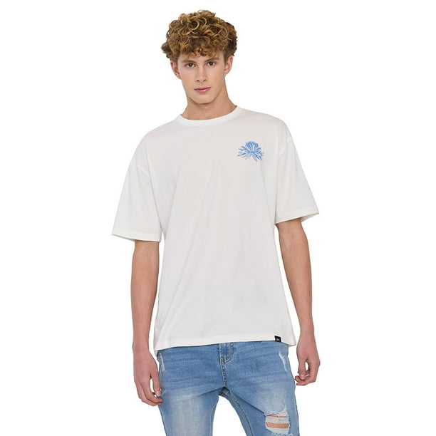 Polera Hombre Focal Puf Blanco Corona