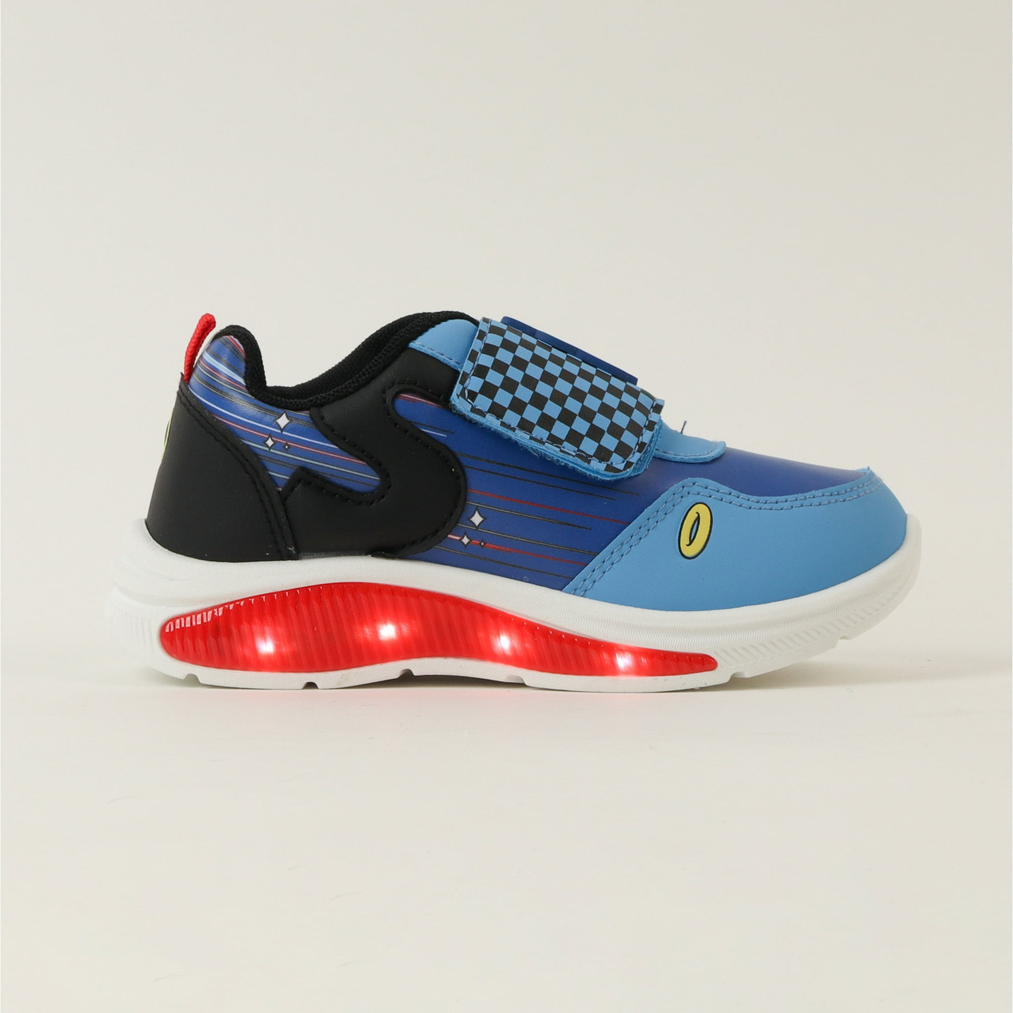 Zapatillas Con Luces Niño Cuadrille Azul Sonic