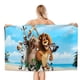 thumbnail image 1 of Madagascar Toalla de playa de secado rápido con diseño temático, regalo para mujeres y niñas, ideal para cumpleaños, fans, amantes de la música, uso en la playa o al aire libre, 78 × 160 cm, 1 of 6