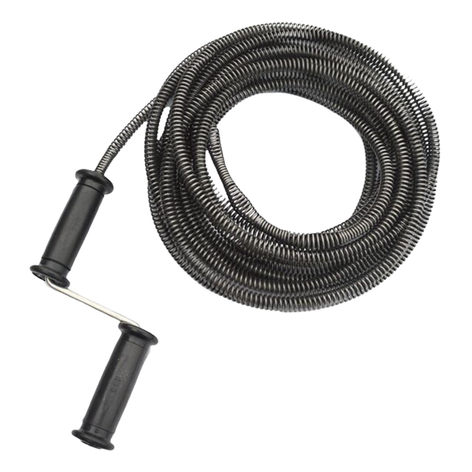 Bothyi - Dragado De Inodoro De Alcantarillado Mejorado, Acero De 3/5M Para Rejillas De Ventilación De Secador Limpio, Alcantarillado De Inodoro De 5M