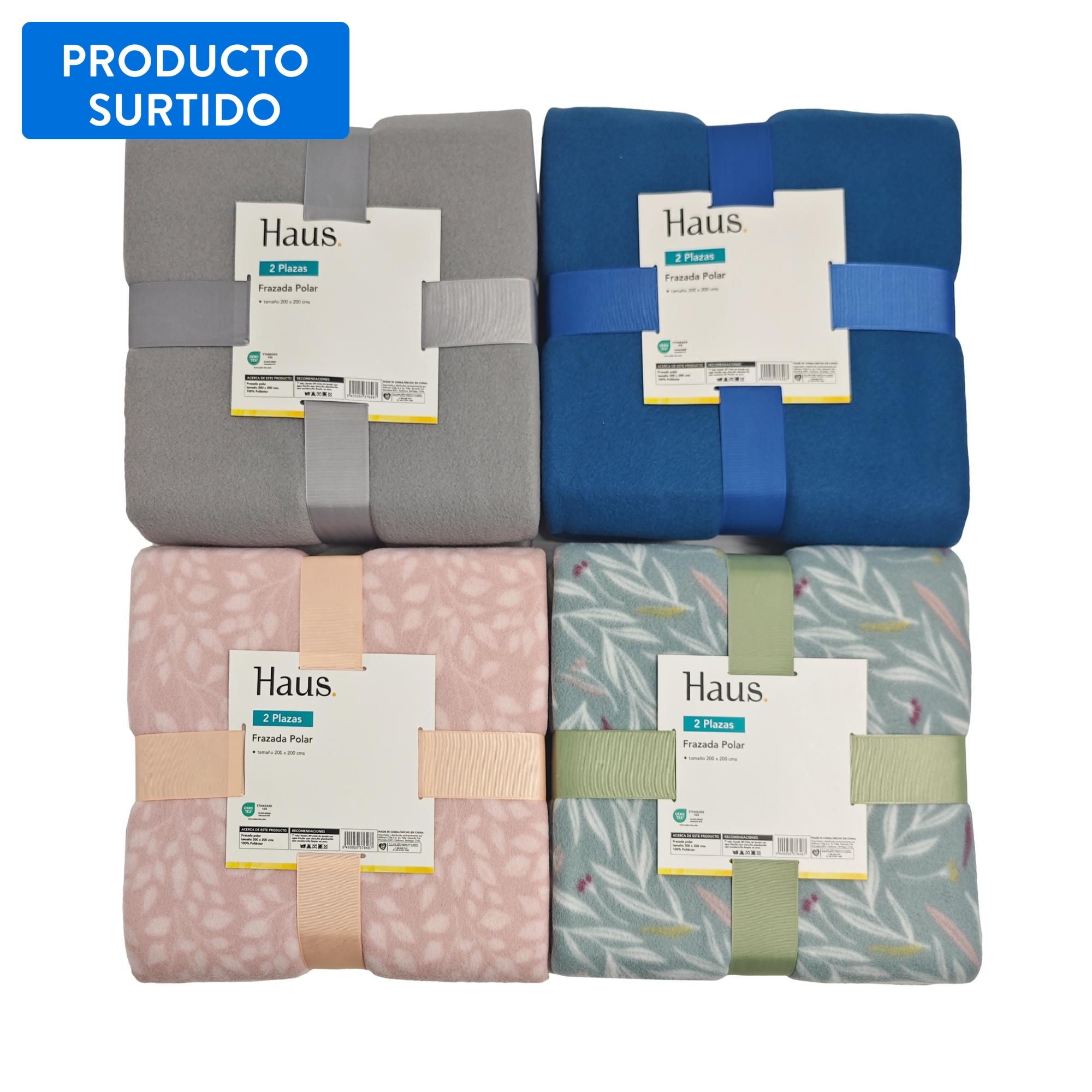 Frazada Polar 2 Plaza (surtido) 1 Un Haus