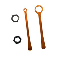 Magideal - Palanca Genérica Para Neumáticos De Bicicleta, Herramienta Profesional Para Quitar Neumáticos De Motocross, Cambio De Neumáticos De Motocicleta , Naranja