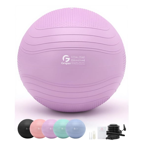 Pelota de yoga Gruper extra gruesa antiexplosión con bomba