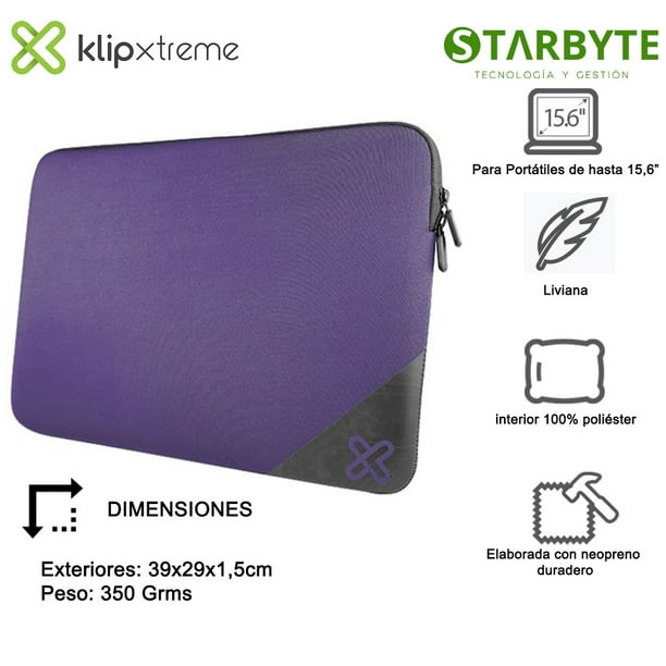 Funda Neopreno para notebook Neoactive Púrpura hasta 15,6 pulgadas
