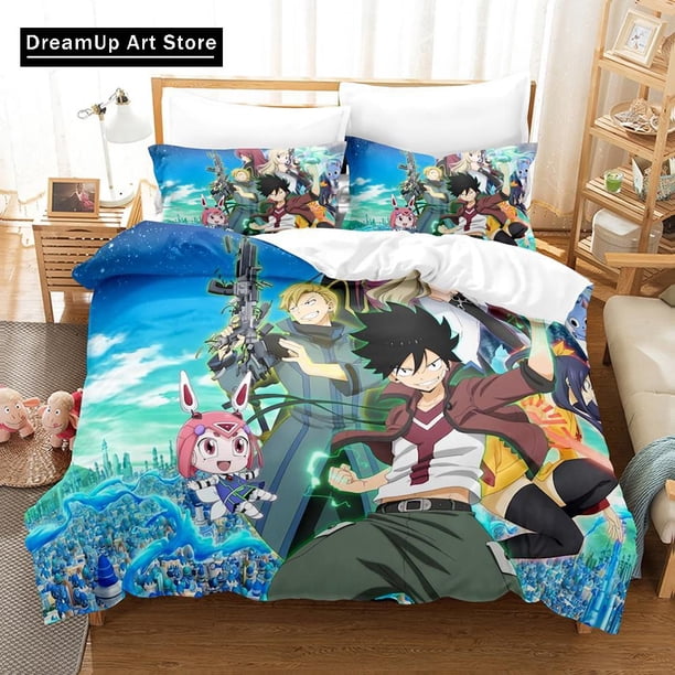 EDENS ZERO Bedding Set Boys Girls Duvet Cover Pillowcase Bed Adult Bedroom