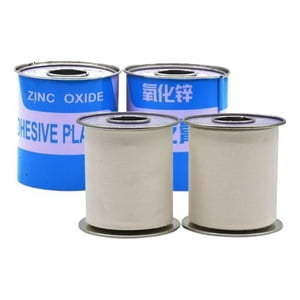 Genérico - Set 5 Cinta Adhesiva 5 Cm Cura Uso Medico Flexible Suave Lau