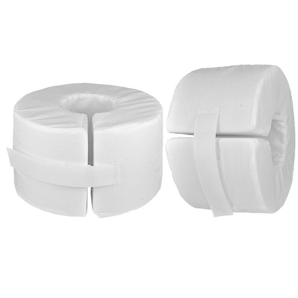 Almohadillas de apoyo para pies HUKSOSE 17 cm x 10 cm blanco, paquete de 2
