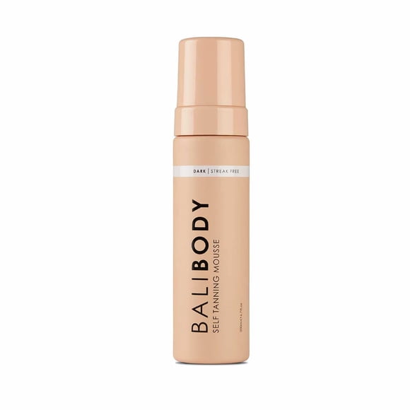 Mousse autobronceadora Bali Body Dark, 200 ml, vegana, libre de crueldad