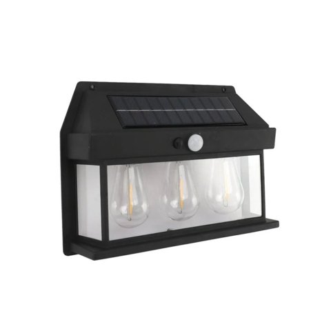 Click Ventas - Lampara De Pared Solar 3 Focos Luz Led Impermeable 3W