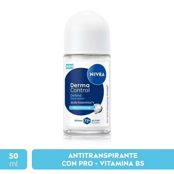 Desodorante Roll On Nivea Derma Control Defend Mujer, 50 ml