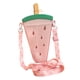 thumbnail image 5 of Botella De Agua Con Pajita Para Niñas, 320 Ml, Botella Para Beber, Para Viajes, Ciclismo, Calle, Rojo, 5 of 5