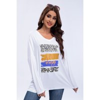 Likeshop - Blusa Polera Mujer Algodon Manga Larga Oversize Diseños 3306