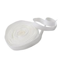 Magideal - Banda Elástica, Accesorio De Costura, Bandas Para El Sudor, Artesanías, Cinta Elástica Con Respaldo De Silicona Antideslizante Para Prendas Deportivas Blanco