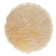 thumbnail image 1 of Alfombra Peluda Redonda De Lana Falsa Para Decoración Del Hogar, Color Beige Claro, 1 of 5