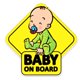 thumbnail image 1 of Se?al De Seguridad De Advertencia De Bebé A Bordo, Pegatina De Vinilo Para Coche, Pegatina De Advertencia De 15x15cm, 1 of 5