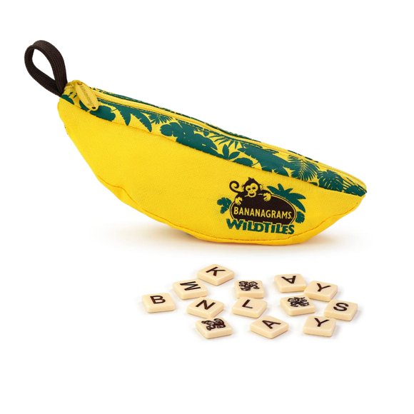 Juego de mesa Bananagrams WildTiles Spelling para mayores de 7 años