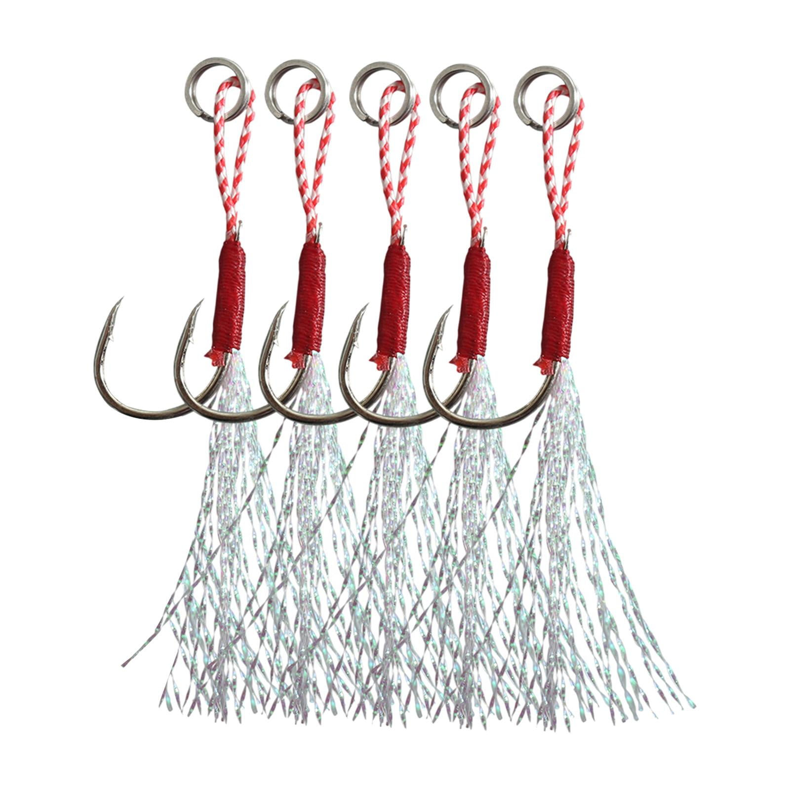 Ioensy - 5 Uds Anzuelos De Asistencia De Pesca Anzuelos De Pesca Anzuelos De Pesca Anzuelos De Pesca