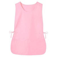 Magideal - Delantal Impermeable Ajustable Para Trabajo Cocina Chef Cafetería Con Material De Poliéster Y Diseño H En La Espalda Adecuado Para Hombre Mujer Rosa