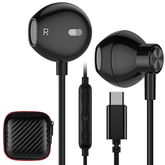 Auriculares USB C ACAGET para Samsung S24 FE S23 S22 S21 Ultra