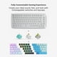 thumbnail image 5 of Teclado GLORIOUS GMMK PRO 75% Barebones Blanco RGB, 5 of 8