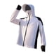 thumbnail image 1 of Camisa De Protección Solar Con Capucha Para Hombre Sudadera Con Capucha Para Uso Diario Al Aire Libre Deportes De Playa XL Blanco Con Negro, 1 of 5