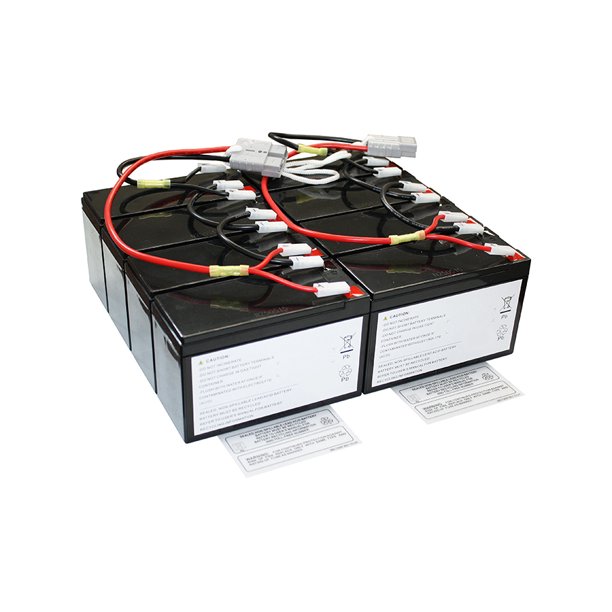 PowerWarehouse RBC12-PW, batería sellada de plomo-ácido para APC DL2200RM3U, DL2200RMI3U, DL3000RM3U, DL3000RMI3U, NS2200RM3U, SU2200R3BX120, SU2200R3IBX120