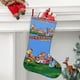 thumbnail image 2 of Los Osos del Monte Tema: Calcetines de Navidad, fino lino blanco para colgar en escaleras y chimenea, decoración navideña para el hogar, regalo de Navidad.54cm×38cm, 2 of 5