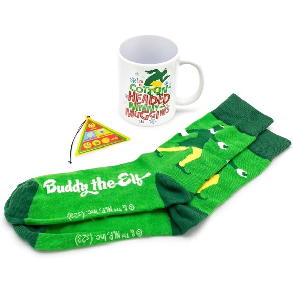 Set de regalo Culture Fly Elf The Movie Buddy, taza, calcetines y adorno