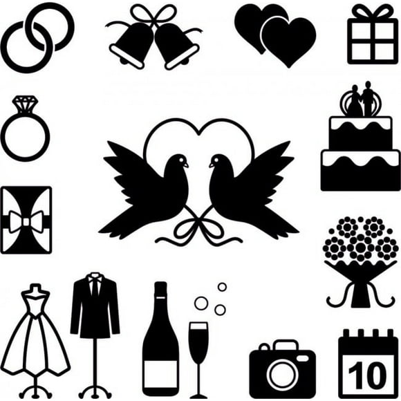 Decomural Wedding Love Engagement Set WS-45633