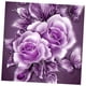thumbnail image 5 of Pintura De Diamante 5D DIY, Imágenes De Rosas Con Taladro Completo, Decoración Del Hogar, Color Morado Y Rojo, 5 of 5