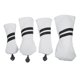 thumbnail image 2 of Golf Club Head Cover Fundas Protectoras Con Etiquetas Cuello Largo Resistente Al Agua Blanco, 2 of 5