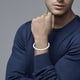 thumbnail image 5 of Pulsera magnética de cuero trenzado de 6 cuerdas para hombre, de Creative Insurance, para parejas, 5 of 5