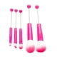 thumbnail image 1 of Juego De 5 Brochas De Maquillaje De Ojos, Brochas Cosméticas Para Cejas DIY Para Adultos, Regalos Para Hermanas, Color Rojo Rosa, 1 of 3