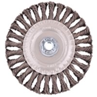 Grata Circular Acero Templado Trenzado 6'' - Calibre De 0,6 Mm - Toma M14 - Hela