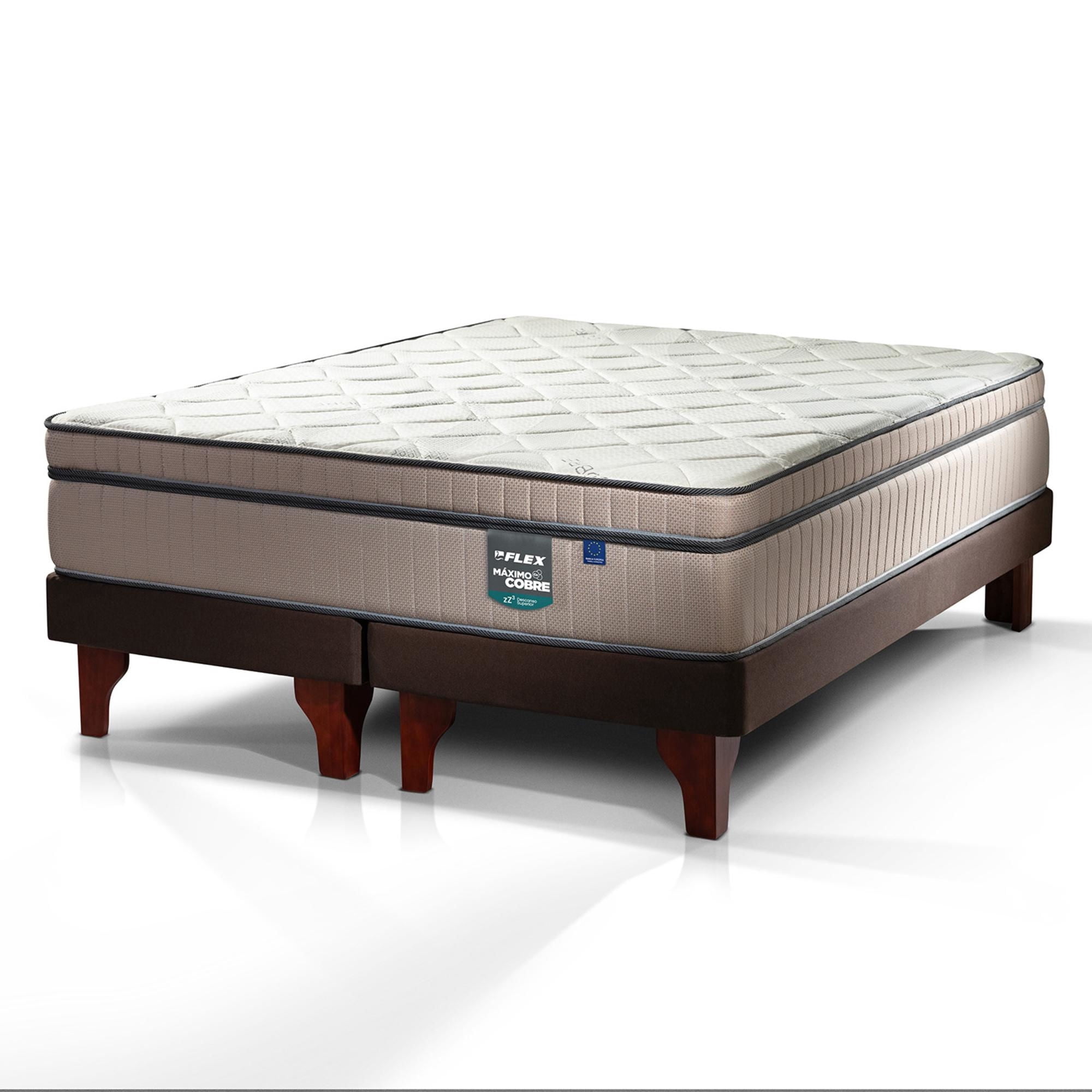 Cama Europea Máximo cobre 2 Plaza Base Dividida
