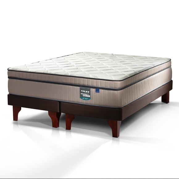 Cama Europea Máximo cobre 2 Plaza Base Dividida